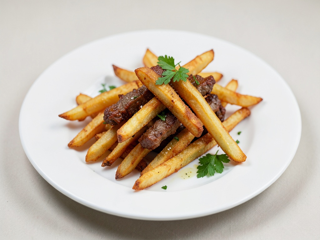 Patatine croccanti stile Steakhouse dall'air fryer