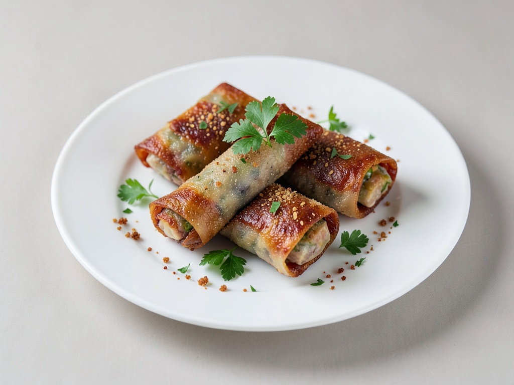 Rotoli di primavera surgelati croccanti dall'air fryer