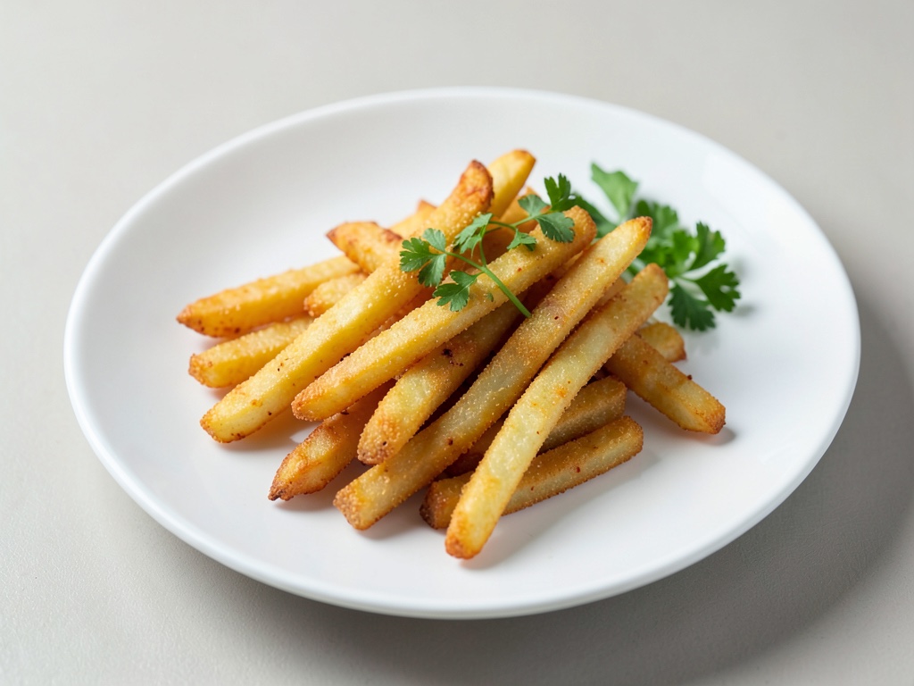 Patatine surgelate croccanti dall'air fryer