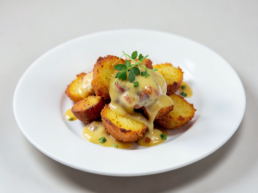 Patate al formaggio croccanti dall'air fryer