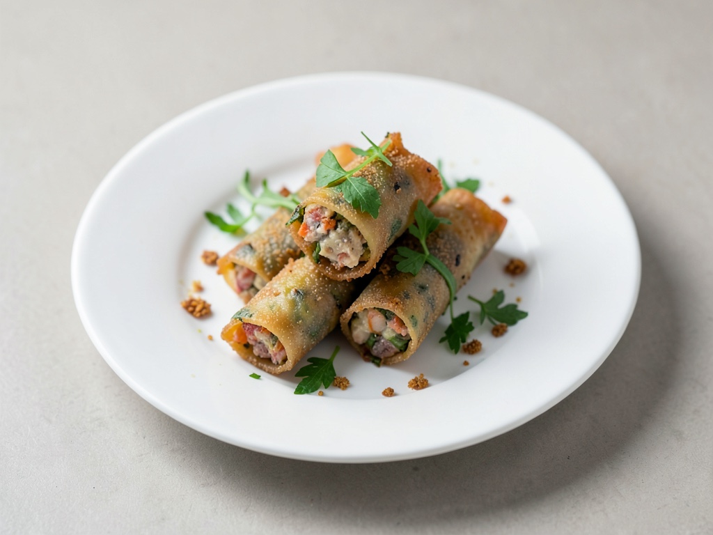 Rouleaux de printemps croustillants à l'air fryer