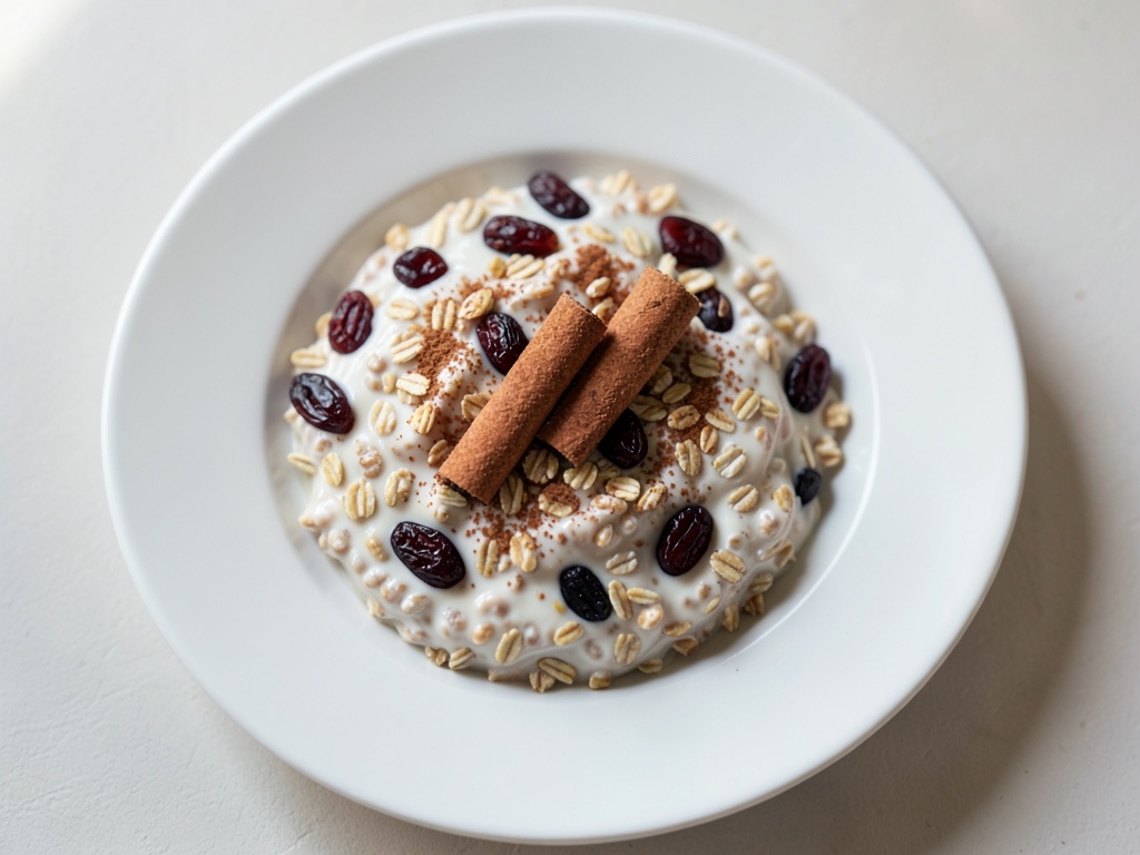 Avena Overnight con Canela y Pasas